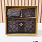 SET DE MONEDERO + TARJETERO + CARTERITA IMITACIÓN COACH MOD# COS-1508 - Miniatura 2