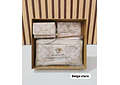 SET DE MONEDERO + TARJETERO + CARTERITA IMITACIÓN COACH MOD# COS-1508