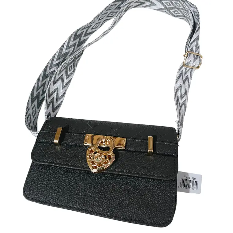 BOLSITA CASUAL BROCHE CORAZÓN MOD# E903-139  💖 5