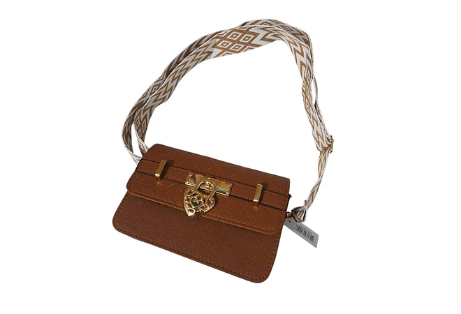 BOLSITA CASUAL BROCHE CORAZÓN MOD# E903-139  💖