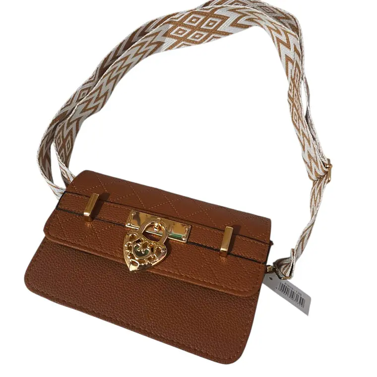 BOLSITA CASUAL BROCHE CORAZÓN MOD# E903-139  💖 8