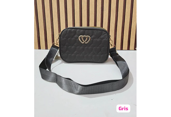 BOLSA/MARICONERA (CORAZÓN )MOD# 3L-A12  💞🌻