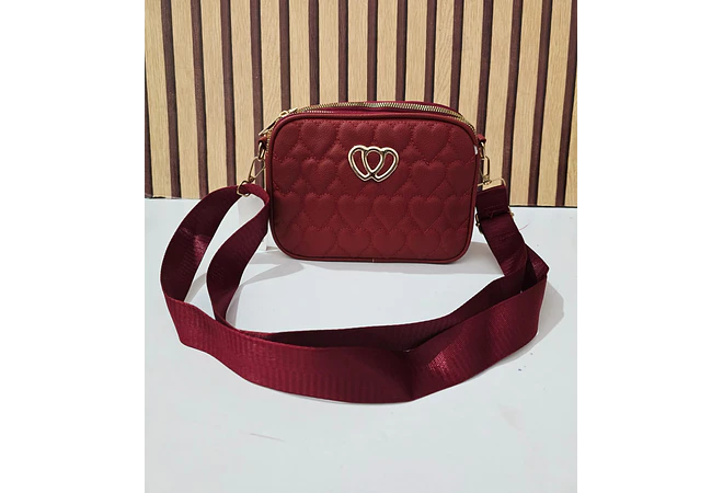 BOLSA/MARICONERA (CORAZÓN )MOD# 3L-A12  💞🌻