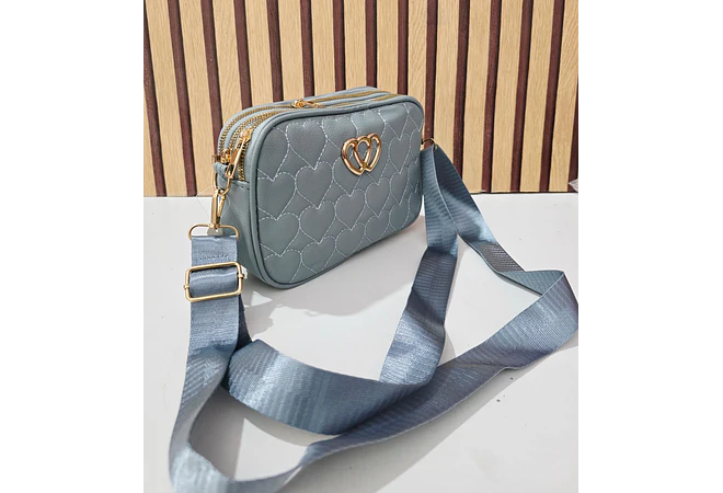 BOLSA/MARICONERA (CORAZÓN )MOD# 3L-A12  💞🌻