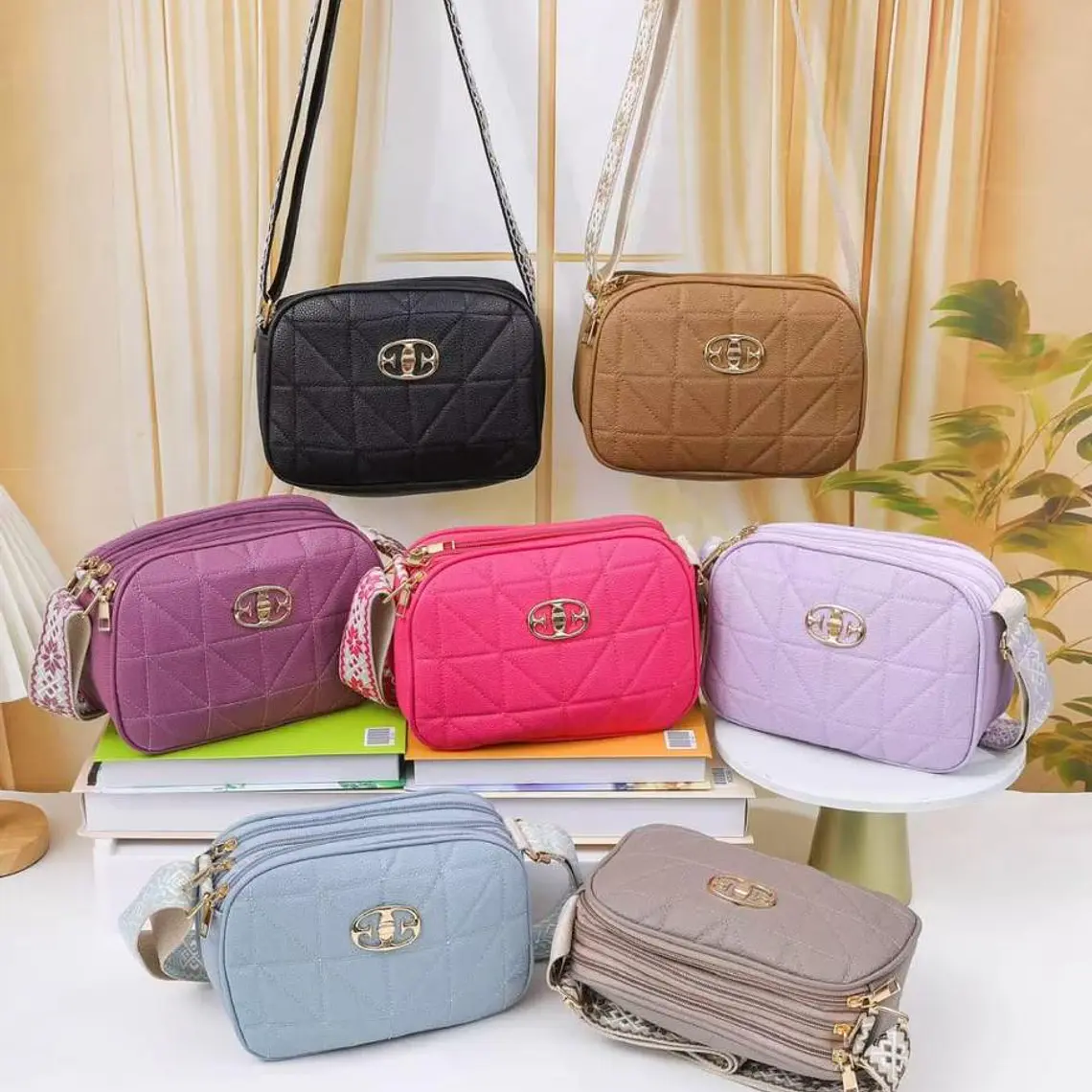👜BOLSA/MARICONERA CASUAL MOD# F2030-5 🌸 1