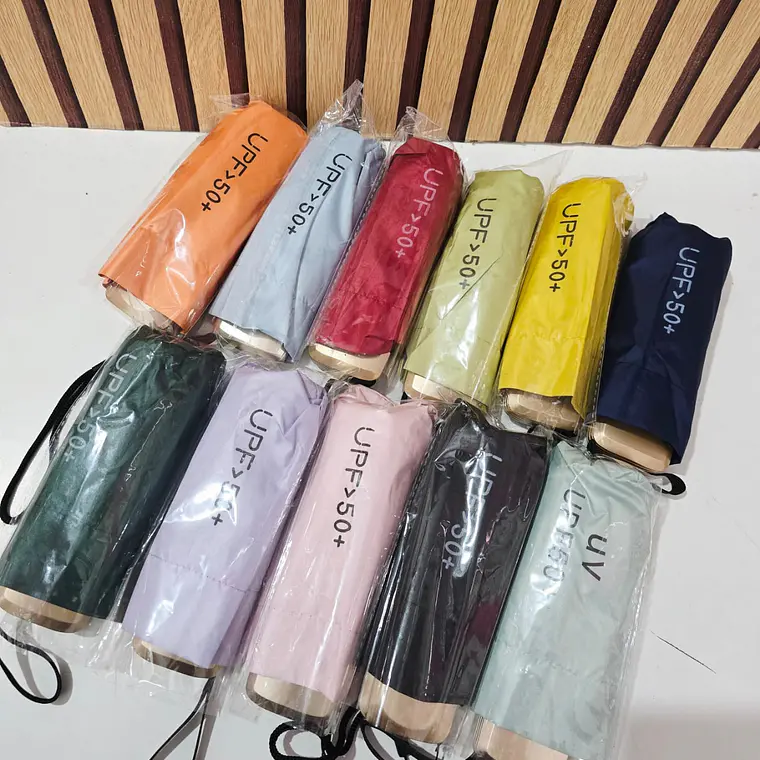 SOMBRILLA DE BOLSILLO UPF→50+ MOD# 208☂️ 15