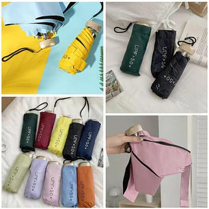 SOMBRILLA DE BOLSILLO UPF→50+ MOD# 208☂️
