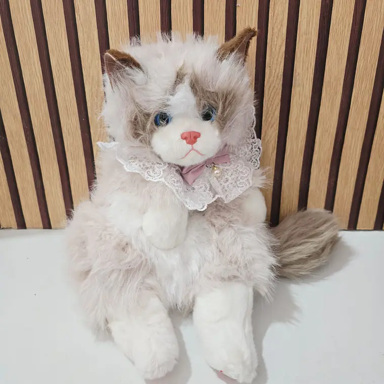 🥰MOCHILA DE PELUCHE DISEÑO GATO 🐱 6