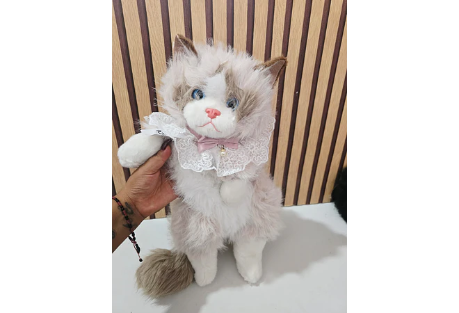 🥰MOCHILA DE PELUCHE DISEÑO GATO 🐱