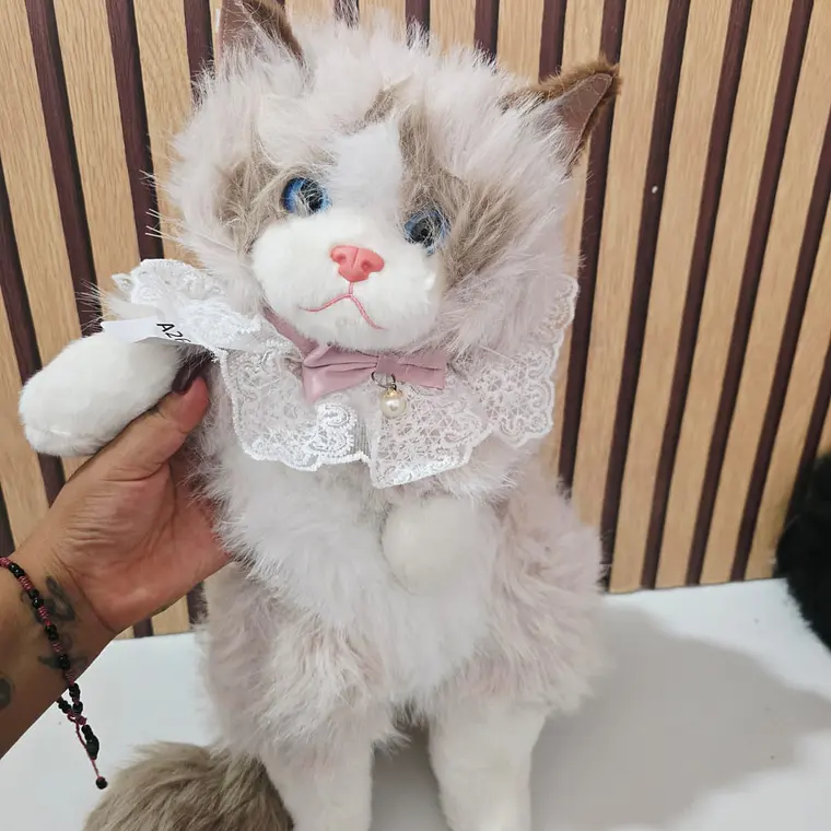 🥰MOCHILA DE PELUCHE DISEÑO GATO 🐱 7