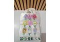 DOCENA DE BOLSITAS TRANSPARENTE MOÑO O FLORES PARA REGALO 🌷🎁