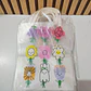DOCENA DE BOLSITAS TRANSPARENTE MOÑO O FLORES PARA REGALO 🌷🎁 - Miniatura 5