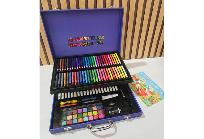 🧮MALETIN DE ARTES 156PCS /2 PISOS🫟