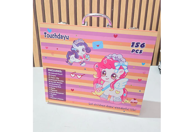 🧮MALETIN DE ARTES 156PCS /2 PISOS🫟