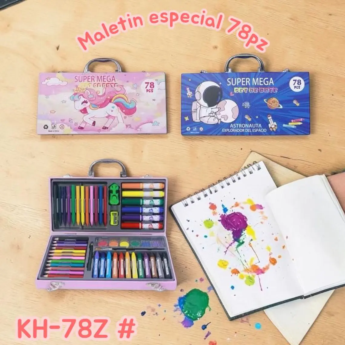 🧮 MALETIN SET DE  ARTES 156PCS /2 PISOS🫟 7