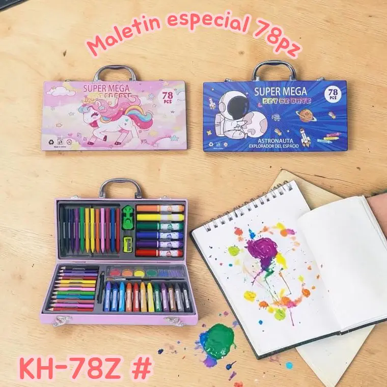 🧮 MALETIN SET DE  ARTES 156PCS /2 PISOS🫟 7