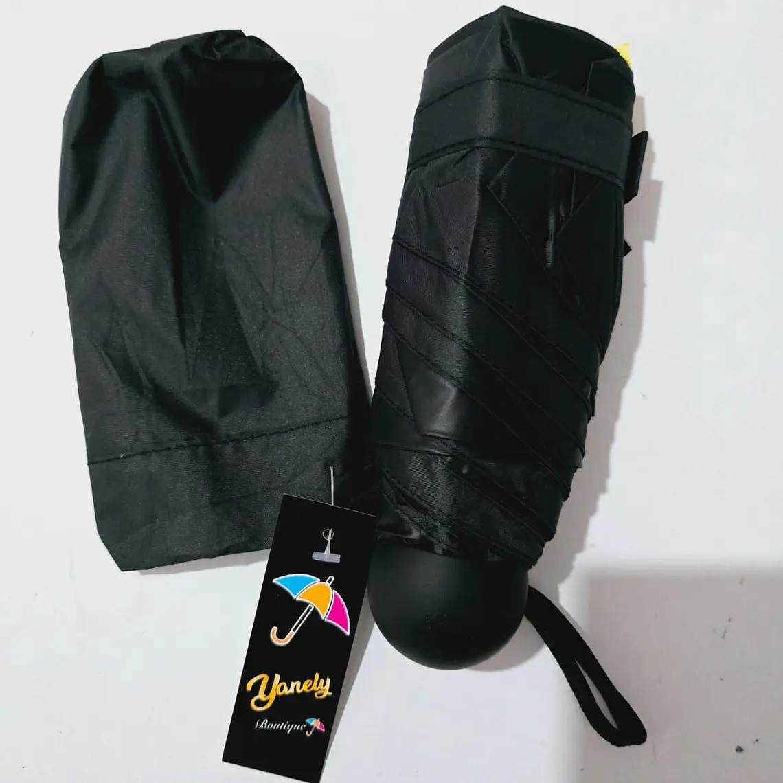 SOMBRILLA DE BOLSILLO NAYELI MOD# HS-8042 (ETIQUETA NEGRA) 4