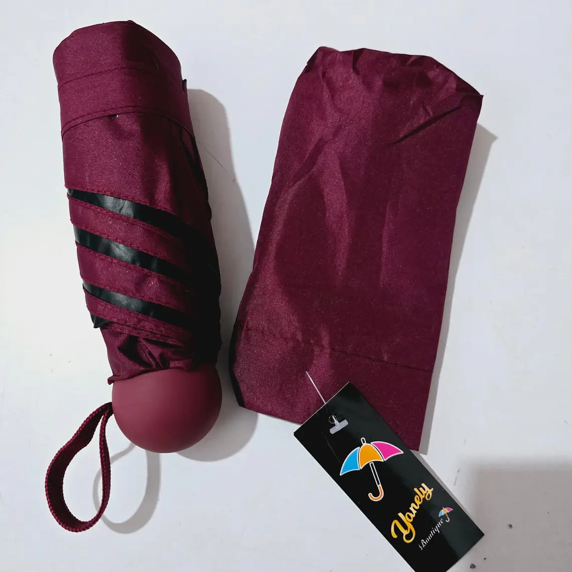 SOMBRILLA DE BOLSILLO NAYELI MOD# HS-8042 (ETIQUETA NEGRA) 7
