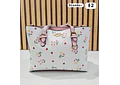 🍓🍒🌸 BOLSA DE MANO COACH TEMÁTICA FLORES / FRUTAS (INCLUYE COLGANTE) MOD #C666  🌸🍒🍓- COPIAR