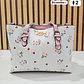 🍓🍒🌸 BOLSA DE MANO COACH TEMÁTICA FLORES / FRUTAS (INCLUYE COLGANTE) MOD #C666  🌸🍒🍓- COPIAR - Miniatura 3