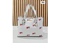 🍓🍒🌸 BOLSA DE MANO COACH TEMÁTICA FLORES / FRUTAS (INCLUYE COLGANTE) MOD #C666  🌸🍒🍓- COPIAR