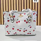 🍓🍒🌸 BOLSA DE MANO COACH TEMÁTICA FLORES / FRUTAS (INCLUYE COLGANTE) MOD #C666  🌸🍒🍓- COPIAR - Miniatura 6