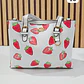 🍓🍒🌸 BOLSA DE MANO COACH TEMÁTICA FLORES / FRUTAS (INCLUYE COLGANTE) MOD #C666  🌸🍒🍓- COPIAR - Miniatura 9