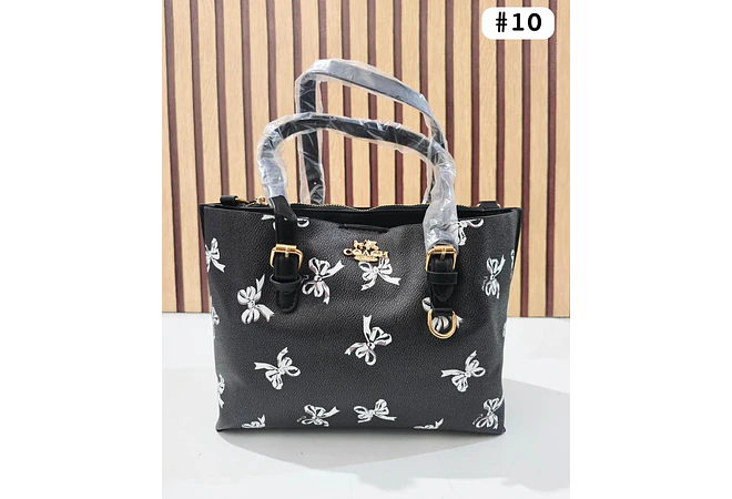 🍓🍒🌸 BOLSA DE MANO COACH TEMÁTICA FLORES / FRUTAS (INCLUYE COLGANTE) MOD #C666  🌸🍒🍓- COPIAR