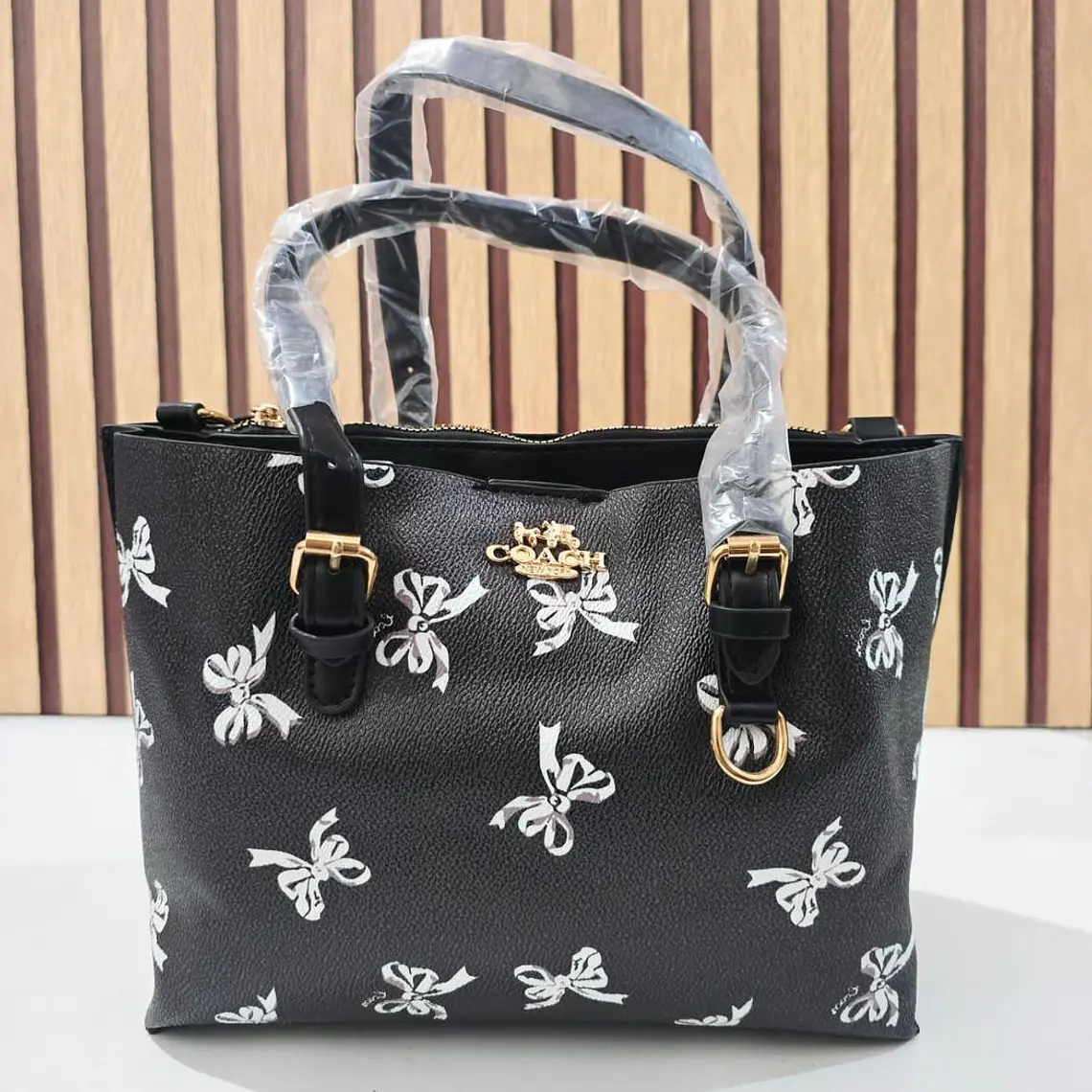 🍓🍒🌸 BOLSA DE MANO COACH TEMÁTICA FLORES / FRUTAS (INCLUYE COLGANTE) MOD #C666  🌸🍒🍓- COPIAR 11