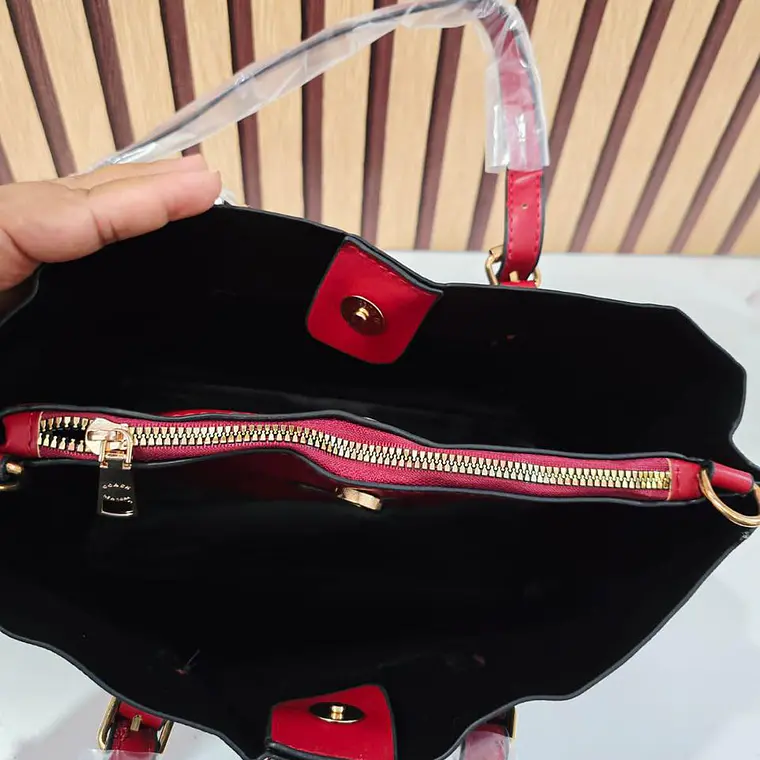 🍓🍒🌸 BOLSA DE MANO COACH TEMÁTICA FLORES / FRUTAS (INCLUYE COLGANTE) MOD #C666  🌸🍒🍓- COPIAR 13