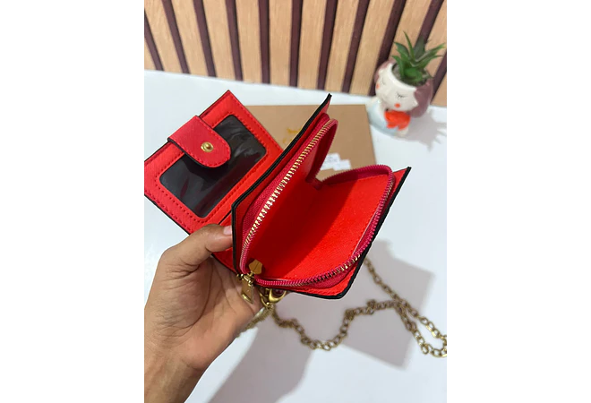 CARTERA PARA DAMA CON CADENITA (COACH) MOD# CAMO5  🍒