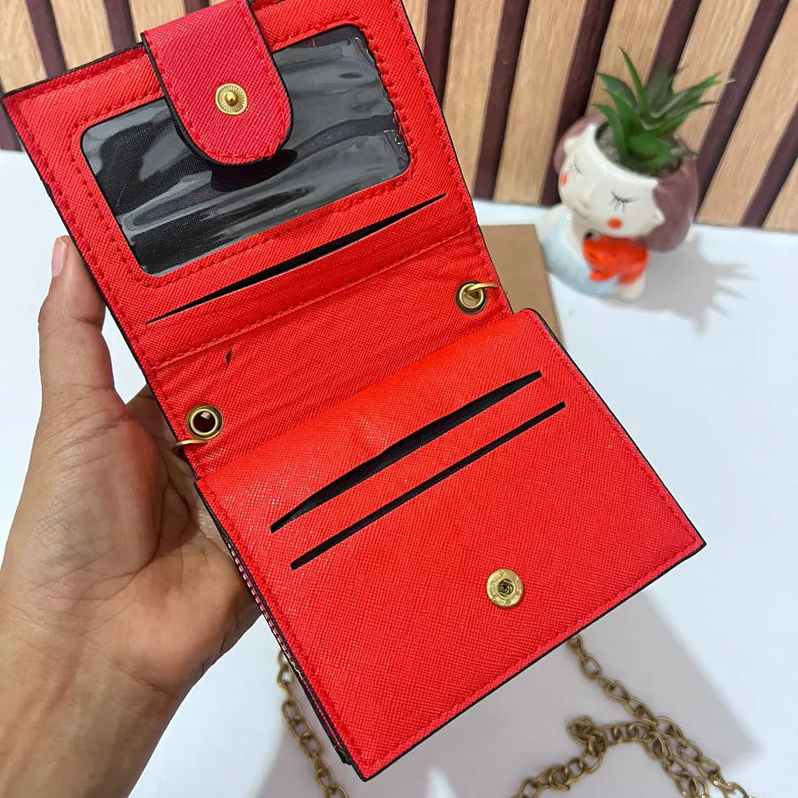 CARTERA PARA DAMA CON CADENITA (COACH) MOD# CAMO5  🍒 25