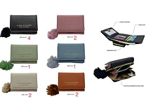 CARTERA/MONEDERO CLASSIC Y MODERN COLLECTION MOD# WA-11883025-22G-F   👛