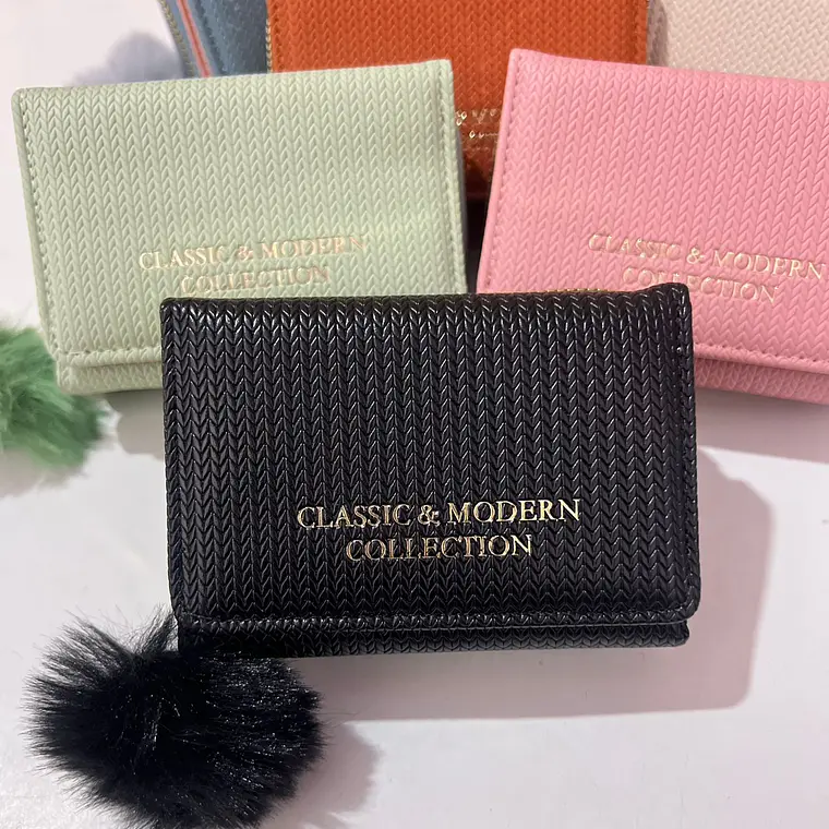 CARTERA/MONEDERO CLASSIC Y MODERN COLLECTION MOD# WA-11883025-22G-F   👛 10