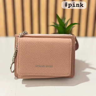 CARTERA/MONEDERO CON ARGOLLA DE LLAVERO MOD# JM-1119-3A 👝🥰