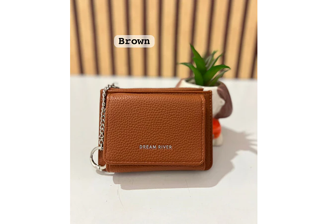 CARTERA/MONEDERO CON ARGOLLA DE LLAVERO MOD# JM-1119-3A 👝🥰