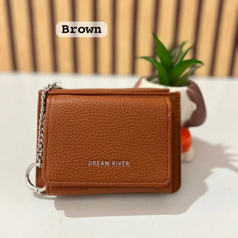 CARTERA/MONEDERO CON ARGOLLA DE LLAVERO MOD# JM-1119-3A 👝🥰 6