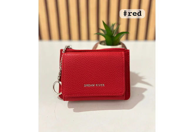 CARTERA/MONEDERO CON ARGOLLA DE LLAVERO MOD# JM-1119-3A 👝🥰