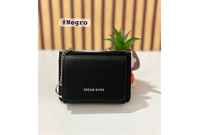 CARTERA/MONEDERO CON ARGOLLA DE LLAVERO MOD# JM-1119-3A 👝🥰