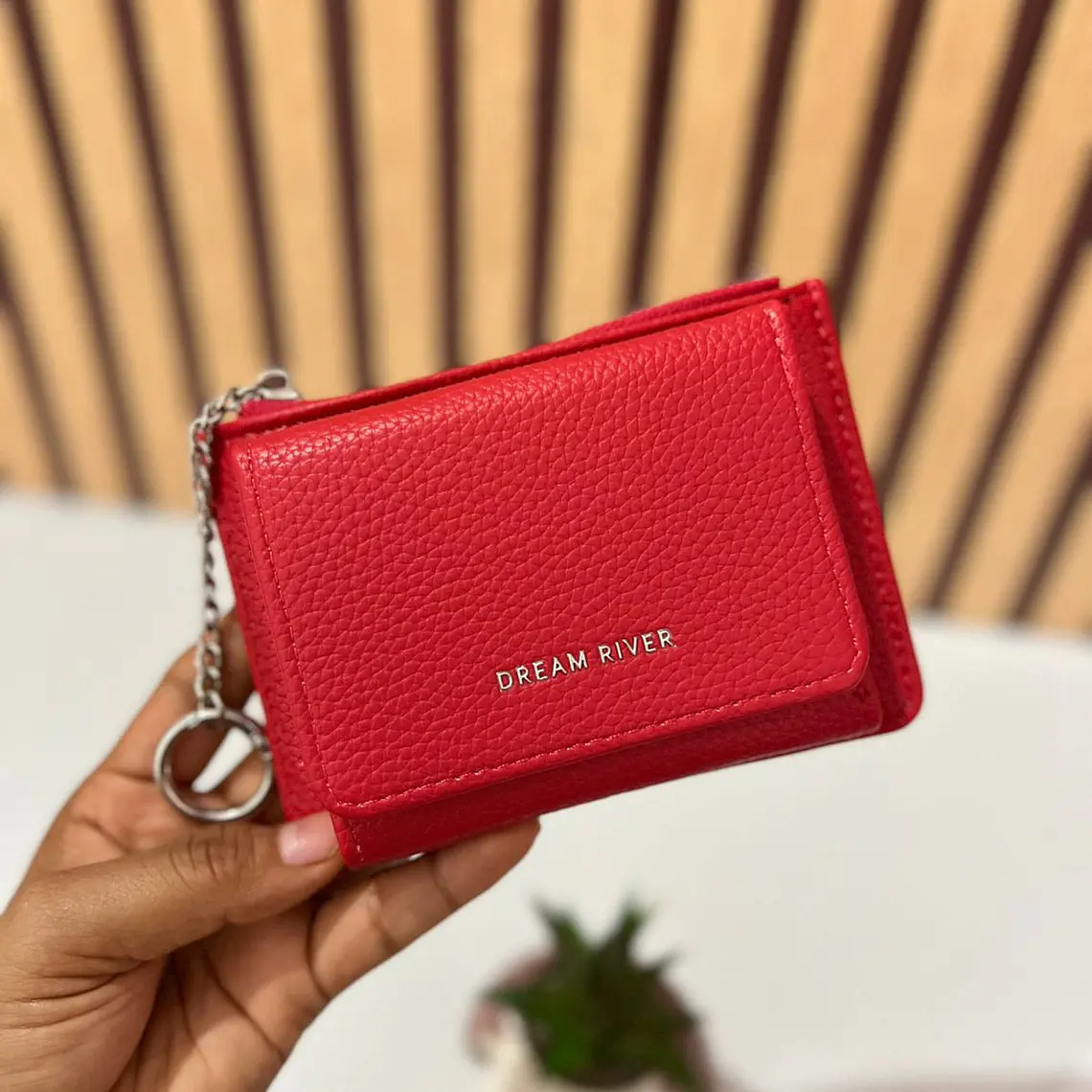 CARTERA/MONEDERO CON ARGOLLA DE LLAVERO MOD# JM-1119-3A 👝🥰 10