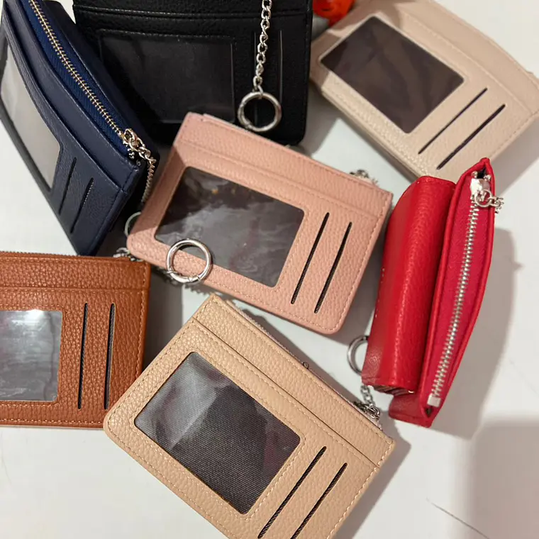 CARTERA/MONEDERO CON ARGOLLA DE LLAVERO MOD# JM-1119-3A 👝🥰 11