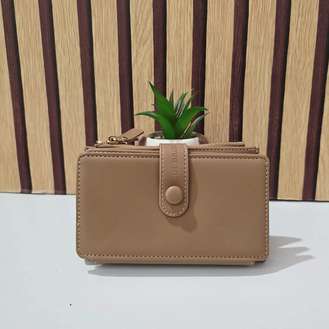 CARTERA/MONEDERO CON BROCHE  MOD# TD-420🌷👝 3