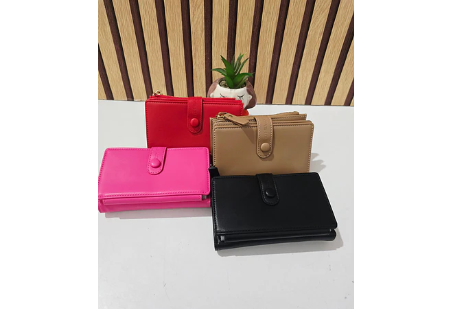 CARTERA/MONEDERO CON BROCHE  MOD# TD-410🌷👝