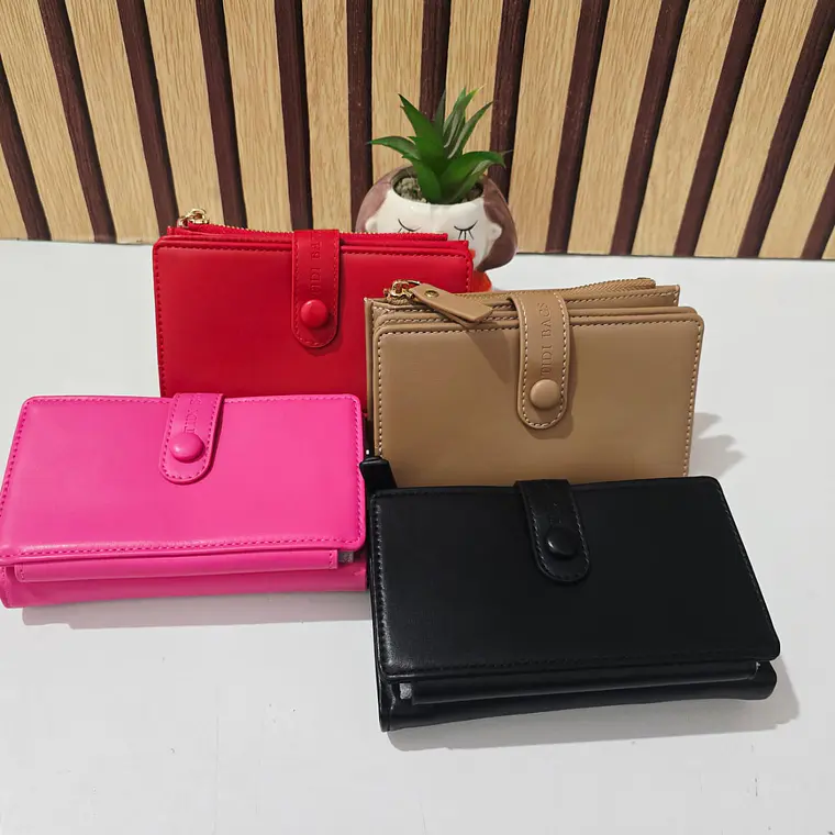 CARTERA/MONEDERO CON BROCHE  MOD# TD-420🌷👝 1