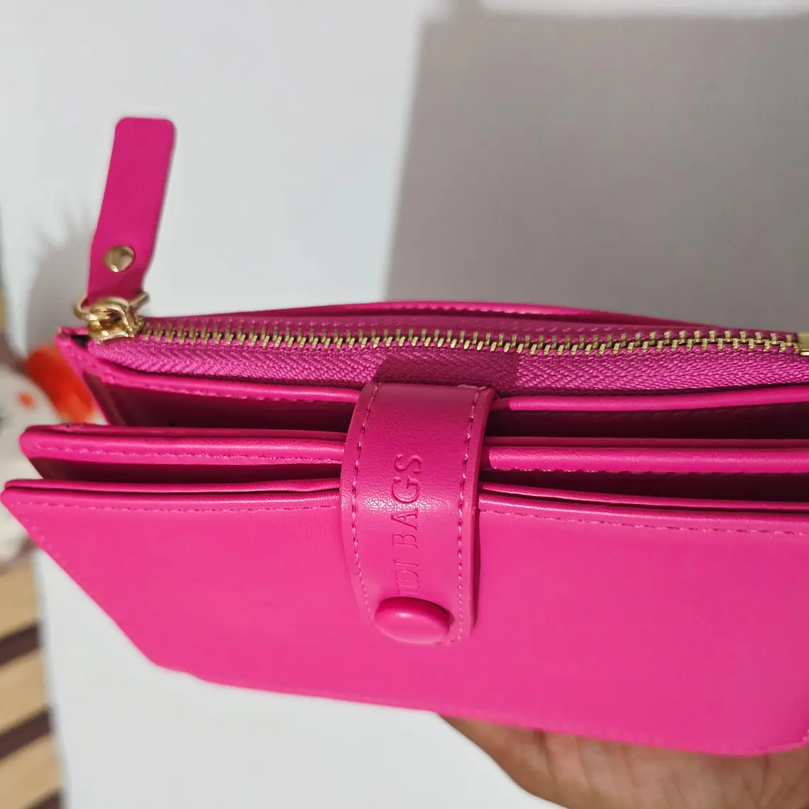 CARTERA/MONEDERO CON BROCHE  MOD# TD-420🌷👝 8
