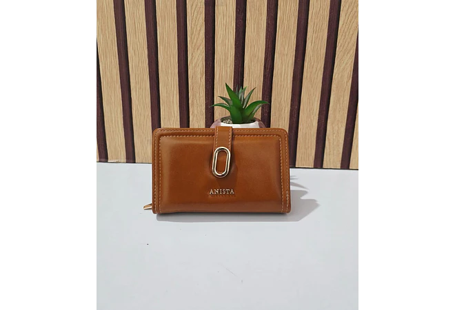 CARTERA/MONEDERO ANISTA CON BROCHE MOD# USA-37-SC-FA🥰