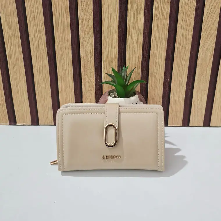 CARTERA/MONEDERO ANISTA CON BROCHE MOD# USA-37-SC-FA🥰 7