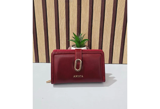 CARTERA/MONEDERO ANISTA CON BROCHE MOD# USA-37-SC-FA🥰