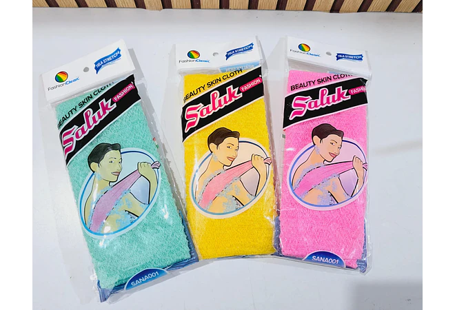ESTROPAJO DE TELA PARA BAÑO COLORES AL AZAR 🚿🛀🏻 