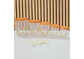 SET DE 5 TUPPER FLORES CON CUCHARITAS MEDIDORAS  MOD# 7511 